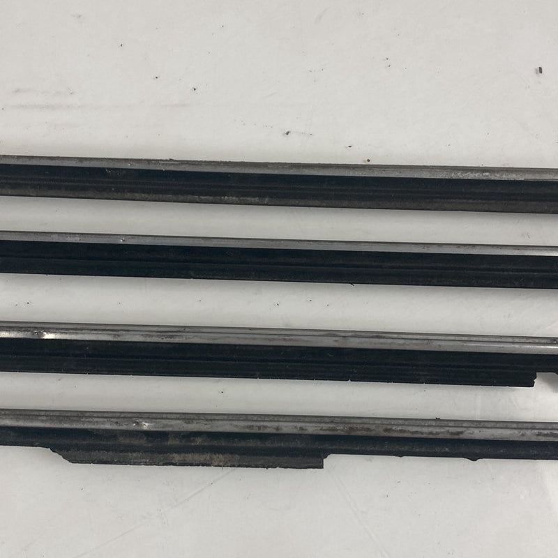 1975-1980 Volvo 244- Window Scraper Set of 4 Chrome Trim OEM #4902M