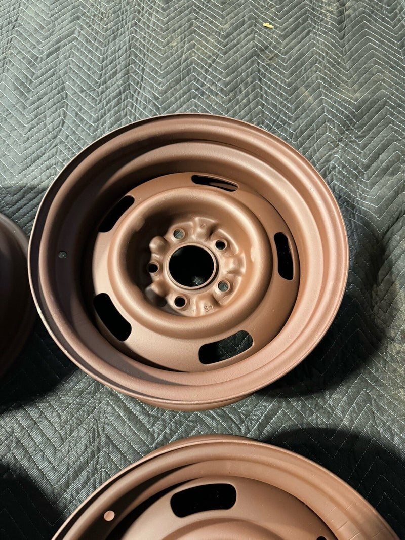 1969 Corvette C3 Staggered 15x7 15x8 Rally Wheel Set Of 4 Dated OEM #4382E