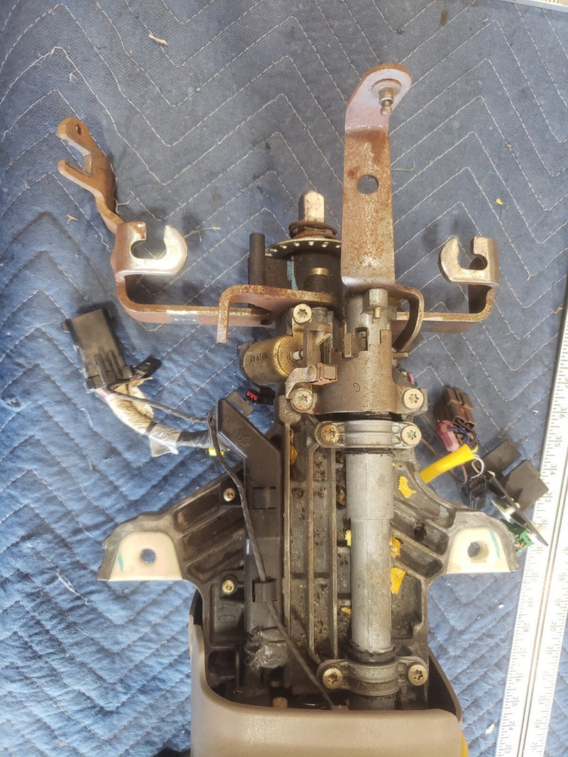1999-2003 Ford F150 XLT Steering Column w/ Wheel, Shaft, & Stalks OEM #6501EM