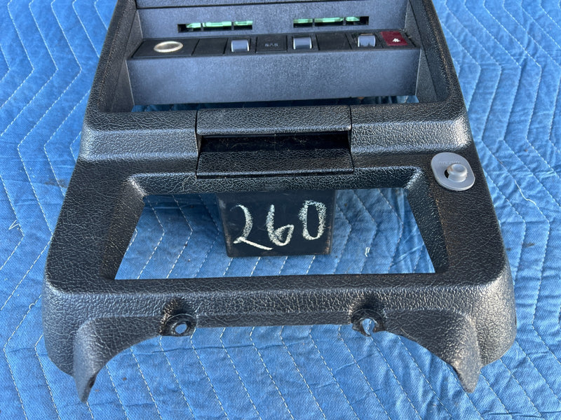 1986-1993 Volvo 240 244 Sedan Center Console Stereo Surround Trim OEM #4197EM