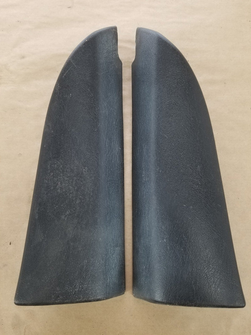 2005-2007 Ford F-350 F350 LH & RH Window Corner Trim Black Pair OEM #661CN