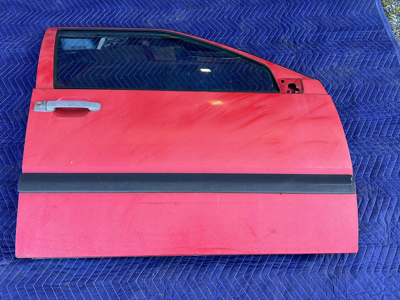 1993-1997 Volvo 850 Front Passenger Right RH Door Assembly Red OEM