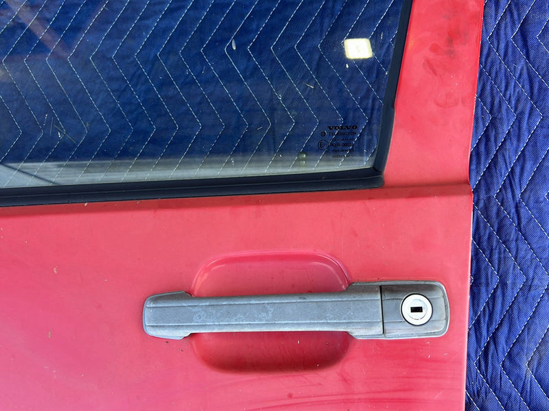 1993-1997 Volvo 850 Front Driver Left LH Door Assembly Red OEM
