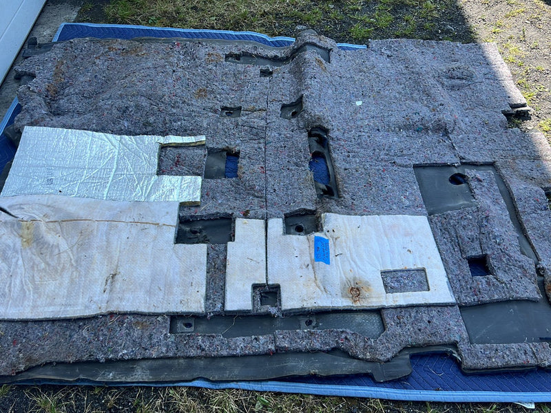 1988-1998 Chevrolet Silverado Ext Cab Blue Molded Carpet Full Set OEM #5496EM
