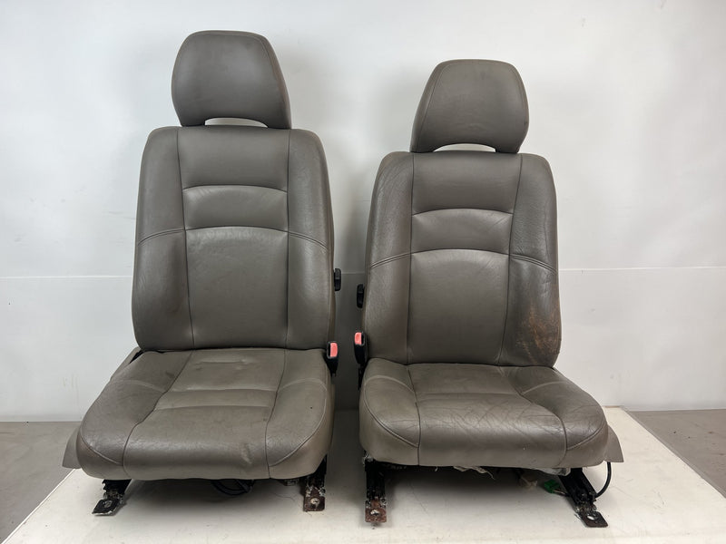 1998-2000 Volvo S70 V70 XC Gray Leather Power Front Left & Right Seat OE #6912EM
