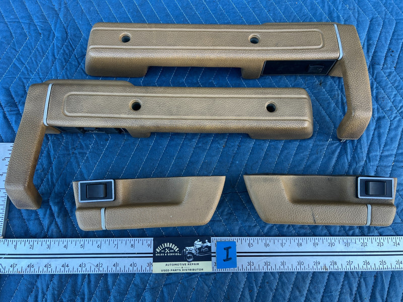 1986-1993 Volvo 240 244 Front Right & Left Interior Door Handle Trim OEM #4242EM