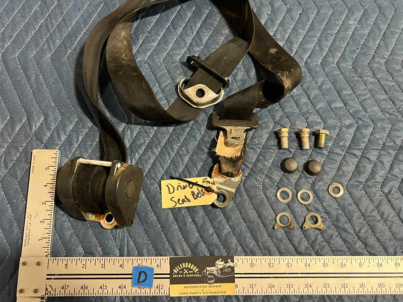 1983-1985 Porsche 944 Front Driver Left LH Seat Belt Retractor OEM #2487EM