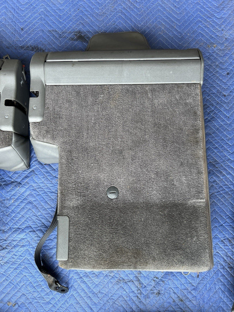 1993-1997 Volvo 850 850R Rear Seat Set Charcoal Leather Wagon Only OEM #4424E