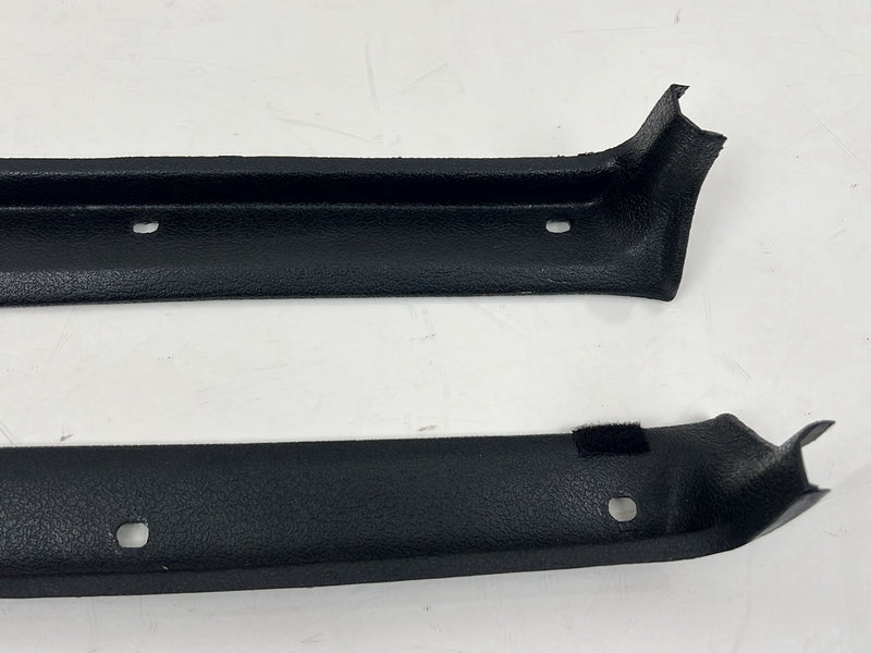 1975-1980 Volvo 244 240 Front Left Right A Pillar Trim Black 1204581 OEM #5411EM