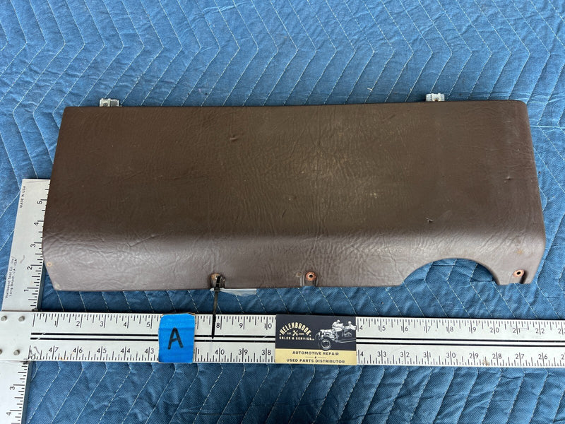 1983-1985 Porsche 944 Brown Right Dash Knee Bolster Kick Panel Trim OEM #2438EM