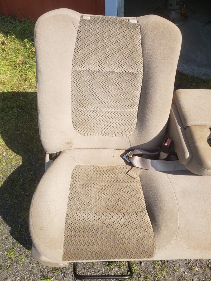 1999-2003 Ford F150 XLT Tan Front Left, Right & Center Console Seat OEM #1915CN