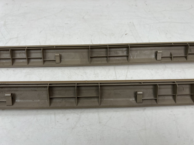 1992-1997 Volvo 850 850R Rear B to C Pillar Overhead Trim Pair Tan OEM #6792EM