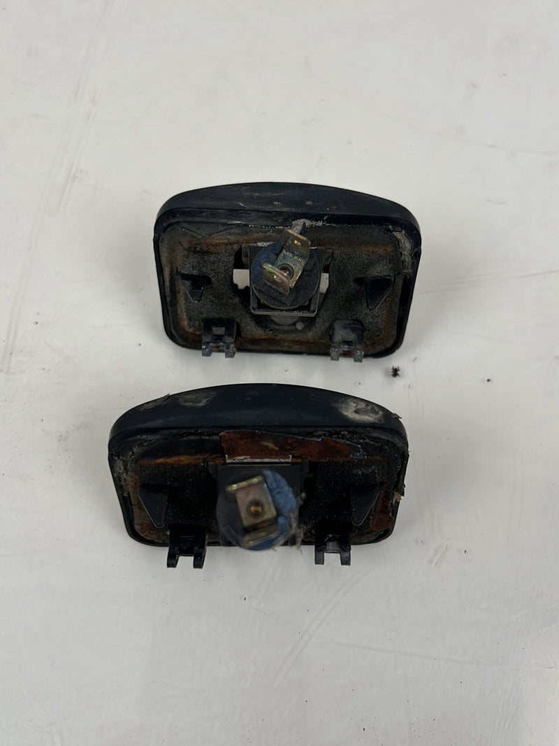 1975-1980 Volvo 244 240 Right &amp; Left Rear License Plate Light Pair OEM #5369EM
