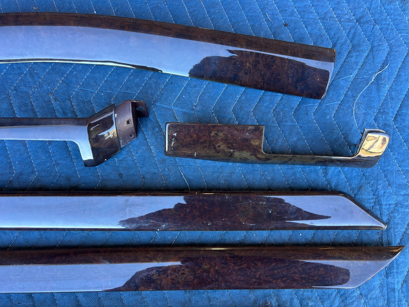 2000-2005 BMW 330xi 325xi E46 Front Dash Wood Trim Molding Set OEM #4825EM