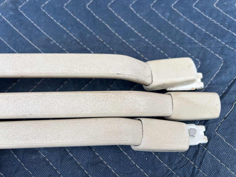 1967-1974 Volvo 140 142 144 Overhead Grab Handle Set of 3 White OEM #4872EM