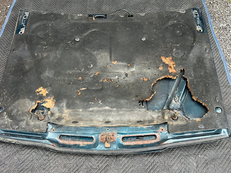 1990-1992 Volvo 740 745 940 Front Engine Bonnet Hood Panel Blue Green OE #6003EM