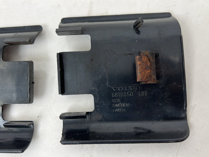 1993-1997 Volvo 850 Lower Seat Track Trim Cover Set Gray OEM