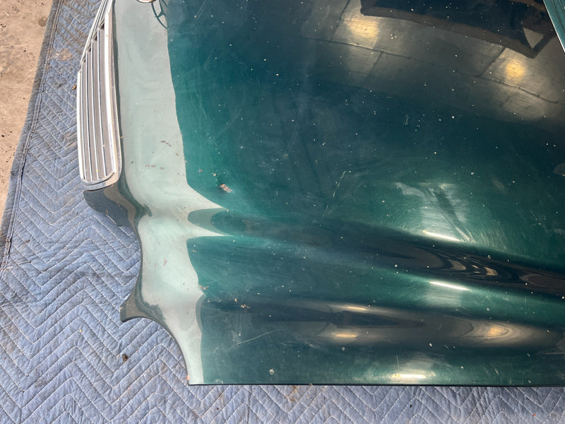 1998-2003 Mercedes W210 E320 Hood Panel Engine Bonnet w/ Grille Green OE #4741EM