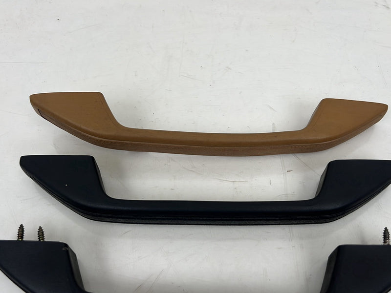 1990-1992 Volvo 740 745 940 Overhead Grab Handle Set of 4 Black Tan OEM #5863EM