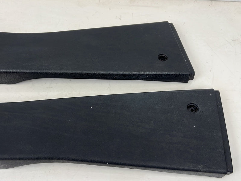 1990-1992 Volvo 740 745 940 Left & Right B Pillar Trim Pair Black OEM #5865EM