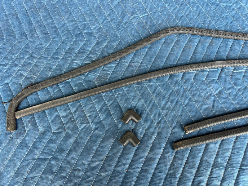 1983-1985 Porsche 944 Right & Left Door to Carpet Seam Seal Trim Set OEM #2441EM