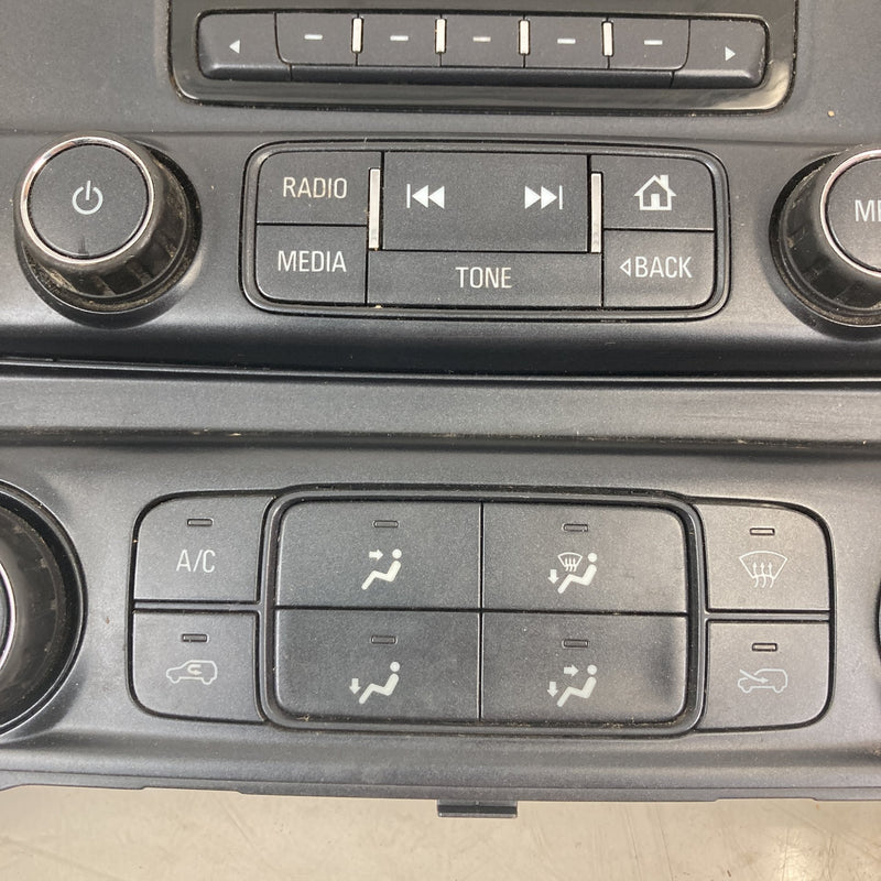 2014-2017 Chevrolet Silverado Display Screen HVAC Climate Control OEM #5591M