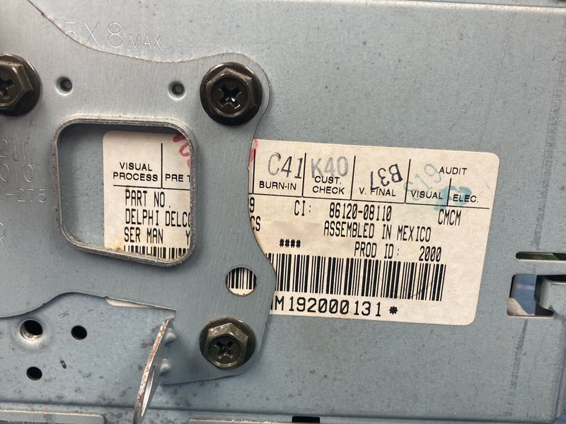 2000 Toyota Sienna L10 - Unknown PN: 09357129