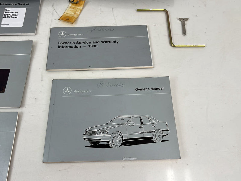 1996 Mercedes-Benz C220 C280 Owners User Manual Booklet w/ Case OEM #5622EM