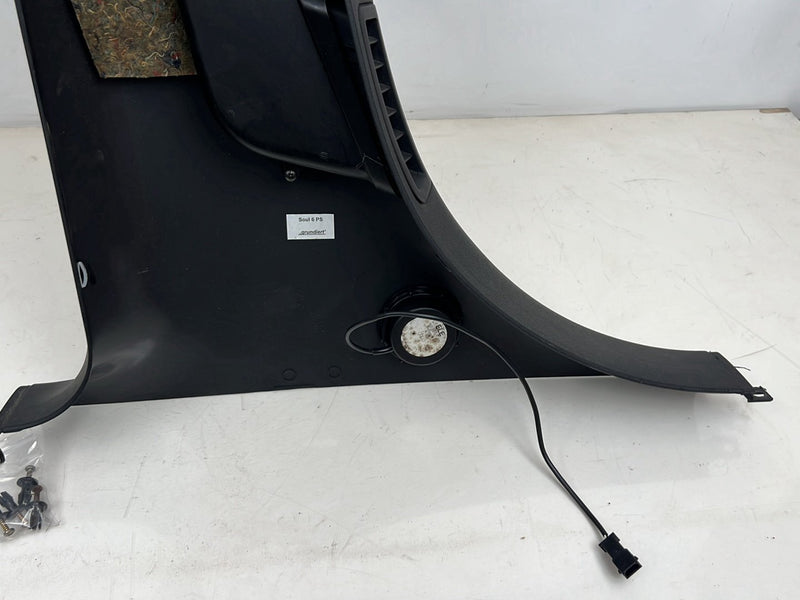 1996-2003 Audi S8 D2 A8 Right & Left B Pillar Trim Pair Black OEM #6374EM