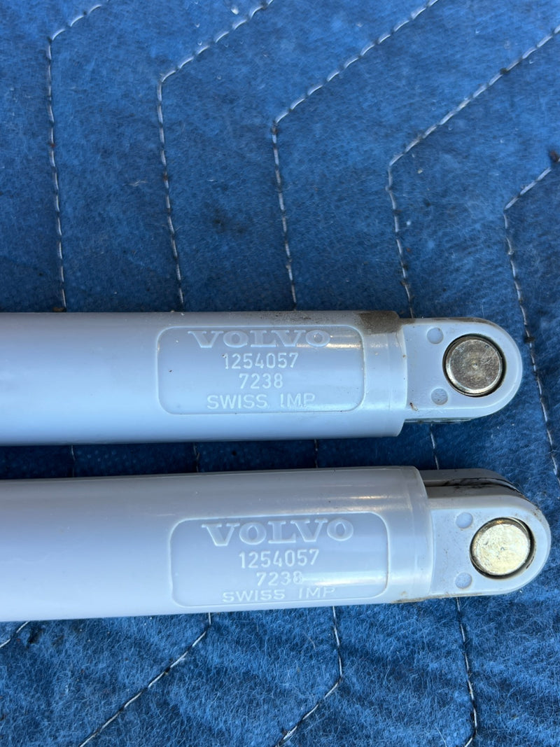 1986-1993 Volvo 240 244 Sedan Right & Left Trunk Deck Lid Hinge Pair OEM #4347EM