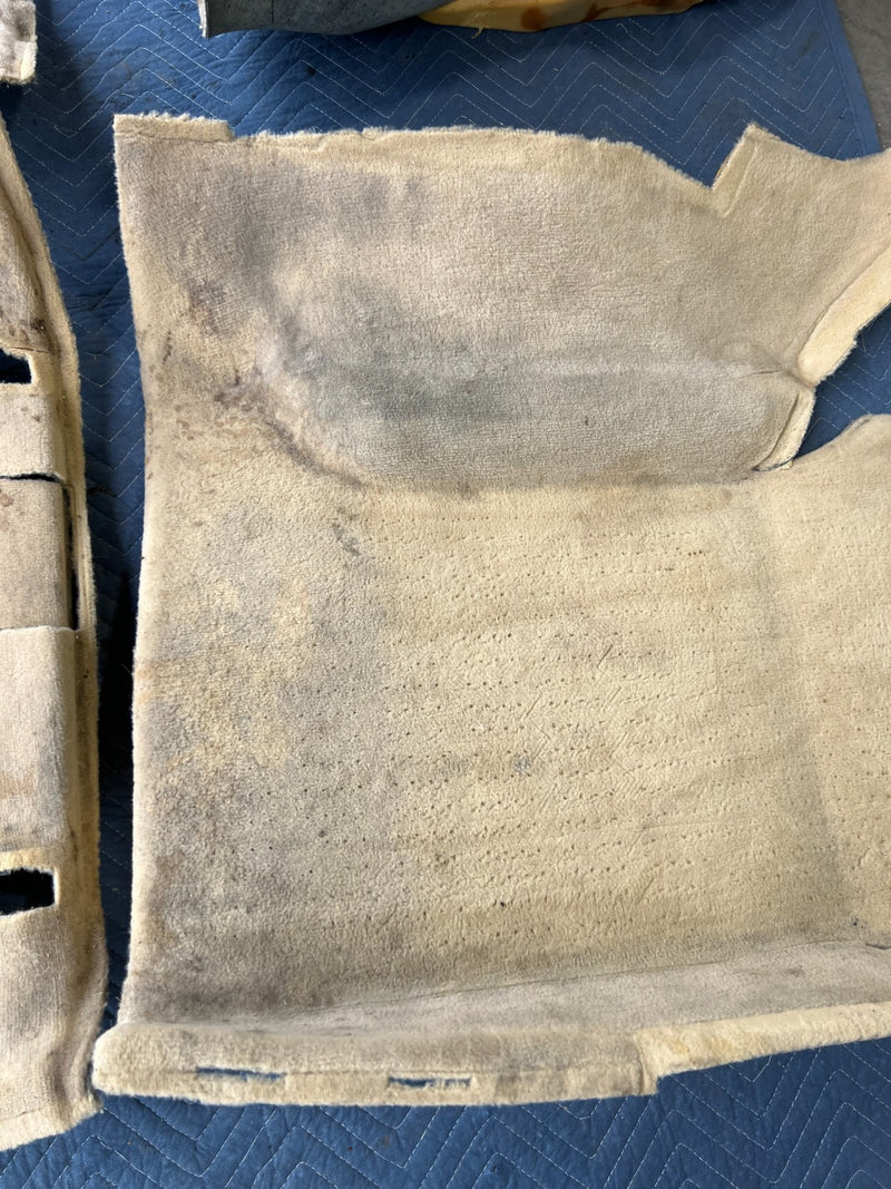 1998-2003 Mercedes W210 E320 Wagon Molded Carpet Full Set Tan OEM #4738EM