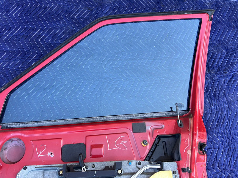 1993-1997 Volvo 850 Front Passenger Right RH Door Assembly Red OEM