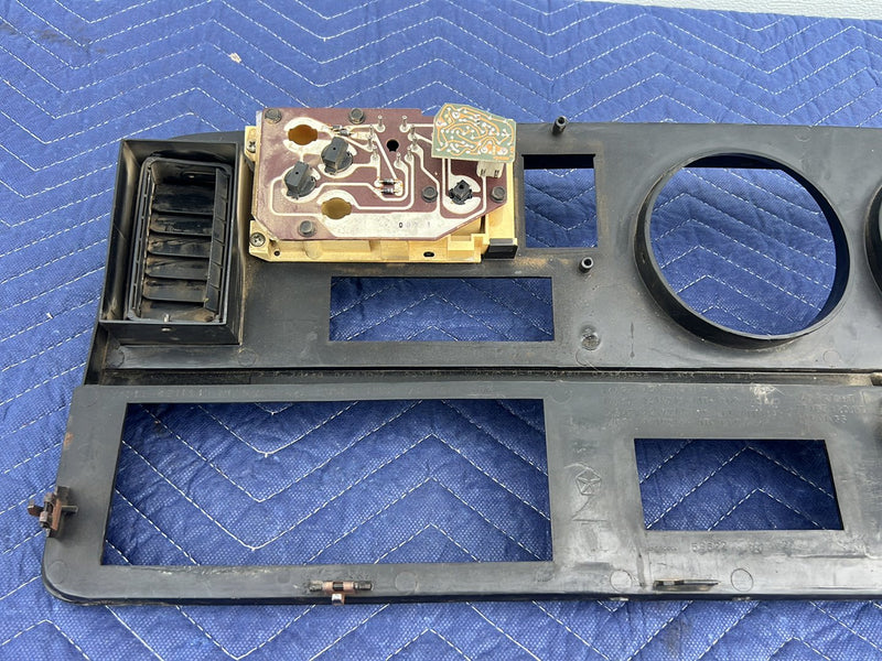 1981-1993 Dodge Ram D150 D250 Dash Gauge Cluster Trim Wood Grain OEM #5157EM