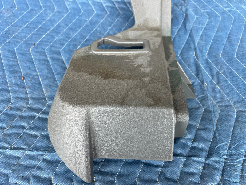 1989-1995 Volvo 740 940 Sedan Rear RH & LH Seat Belt Trim Pair Gray OEM #3776EM