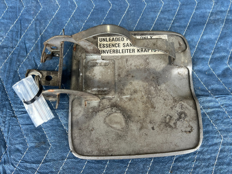 1986-1993 Volvo 240 244 Sedan Fuel Tank Door & Hinge Gray 1367677 OEM #4430EM