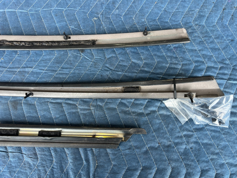 1989-1995 Volvo 740 940 Sedan Driver Left Front Quarter Window Trim OEM #3682EM