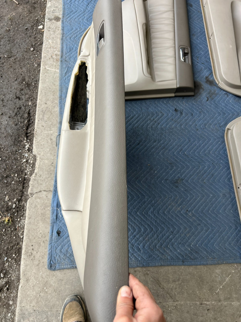 2002-2006 Toyota Camry Interior Door Card Trim Panel Set of 4 Beige OEM #5016EM
