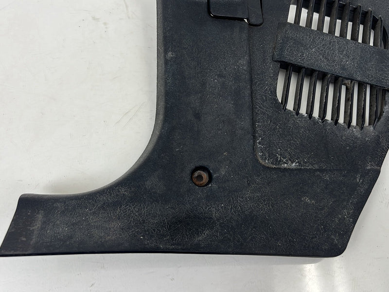 1990-1992 Volvo 740 745 Right & Left Kick Panel Trim Pair Black OEM #5725EM