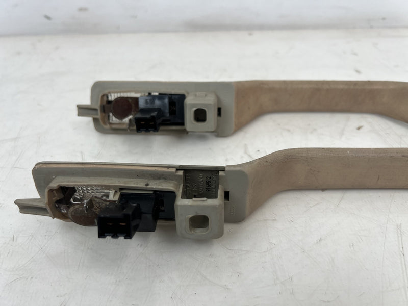 1998-2000 Volvo S70 V70 XC Overhead Grab Handle Set w/ Lights Tan OEM #6855EM