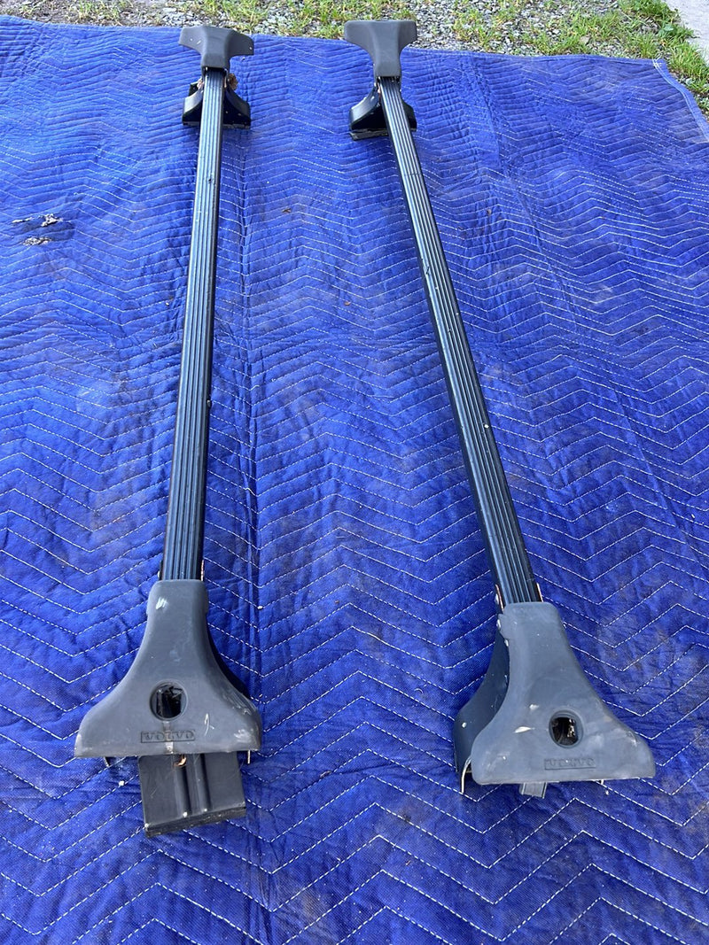 1993-1997 Volvo 850 Upper Left & Right Cargo Luggage Roof Rail Pair OEM