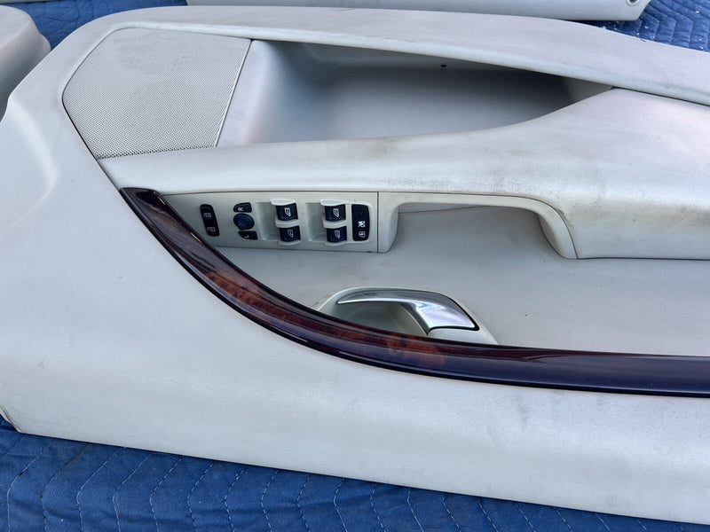 2008-2013 Volvo XC70 Front & Rear Tan Door Card Set of 4 Panel L & R OEM #4314E