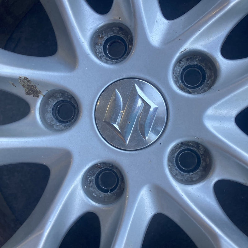 2013 Suzuki SX4 GY Wheel Set of 4 Aluminum 16x6 Twin Spoke 12081503 OEM #5003M