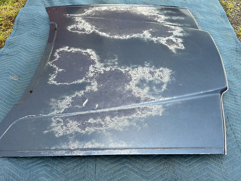 1975-1980 Volvo 244 240 Engine Bonnet Hood Panel Blue OEM #5435EM