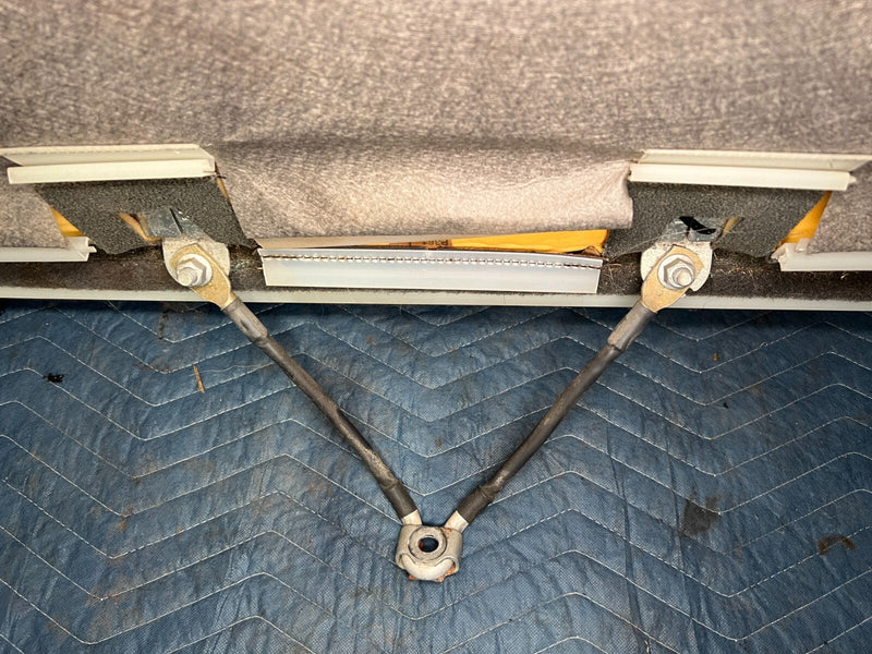 1999-2007 Chevy Silverado Rear Extended Cab Bench Seat Gray Cloth OEM #1610CN