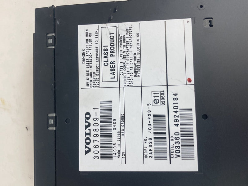 2005 Volvo XC90 I 275- DVD Player Assemble CD Rom 30679809 #4837M