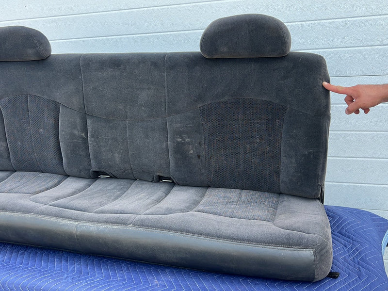 1999-2006 Chevrolet Silverado GMC Ext Cab Rear Bench Seat Gray Cloth OEM #5495EM
