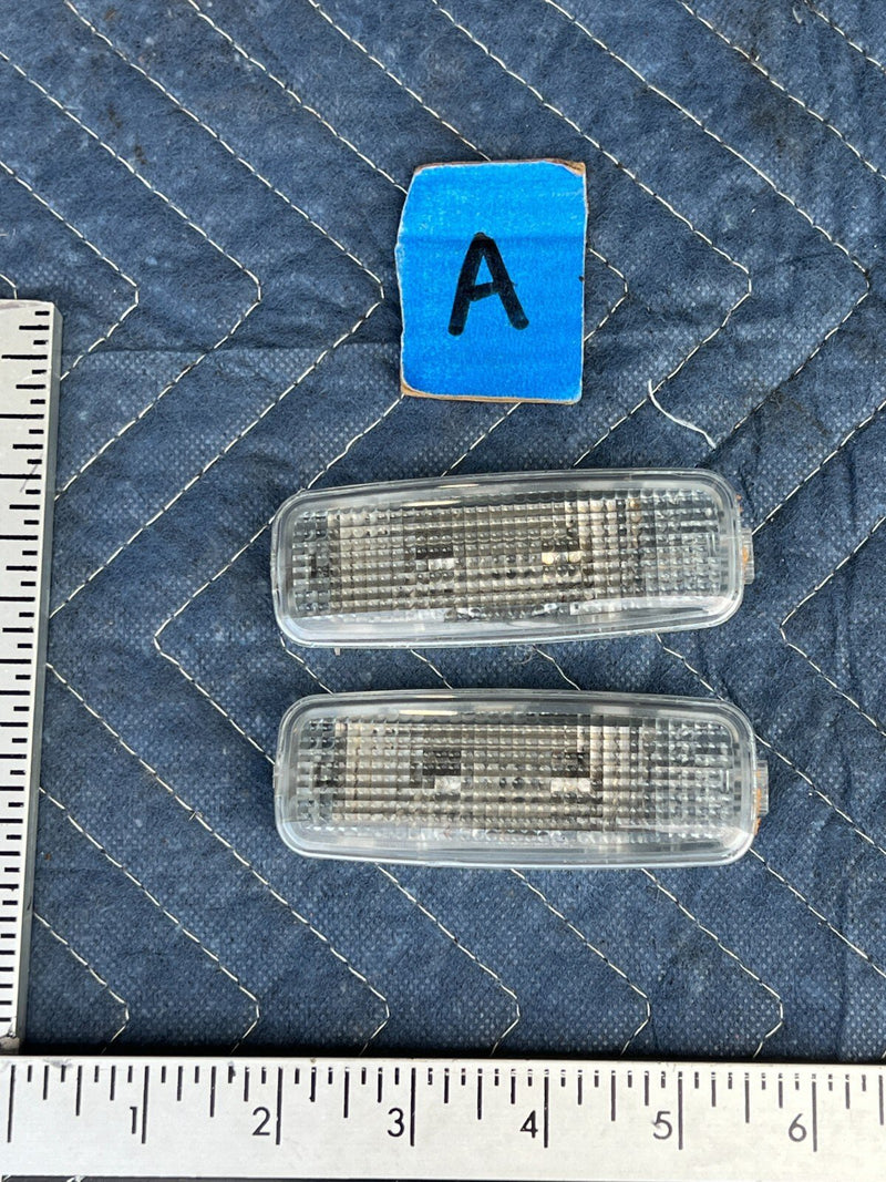2005-2011 Audi A6 Sun Visor Overhead Vanity Light Pair 4EO 947 105 #16ZJ