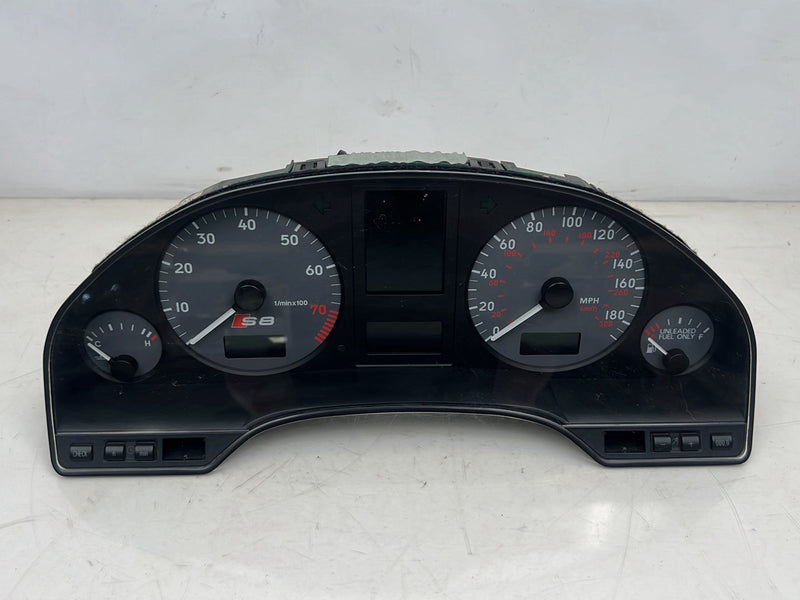 1996-2003 Audi S8 D2 A8 Gauge Cluster Steering Column Rear Lock & Key OE #6446EM