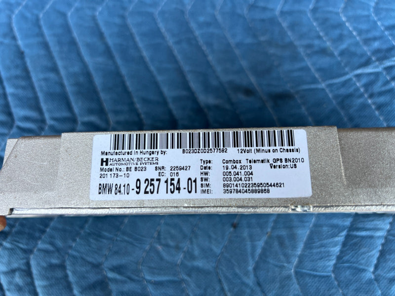 2011-2017 BMW X3 F25 Bluetooth Combox Telematics Control Unit Module OEM #2190EM