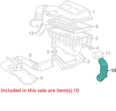 Volvo V70R S70 XC70 C70 V70 Intercooler Charge Pipe Engine Intake Turbo #184E